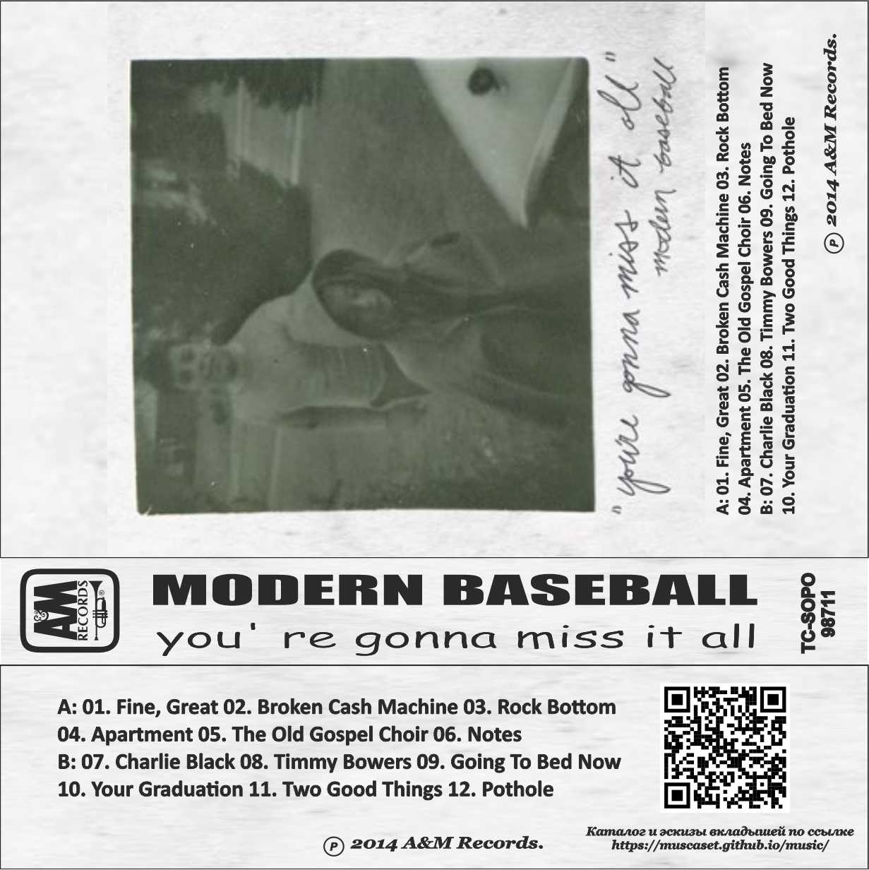 Modern Baseball-You're Gonna Miss It All